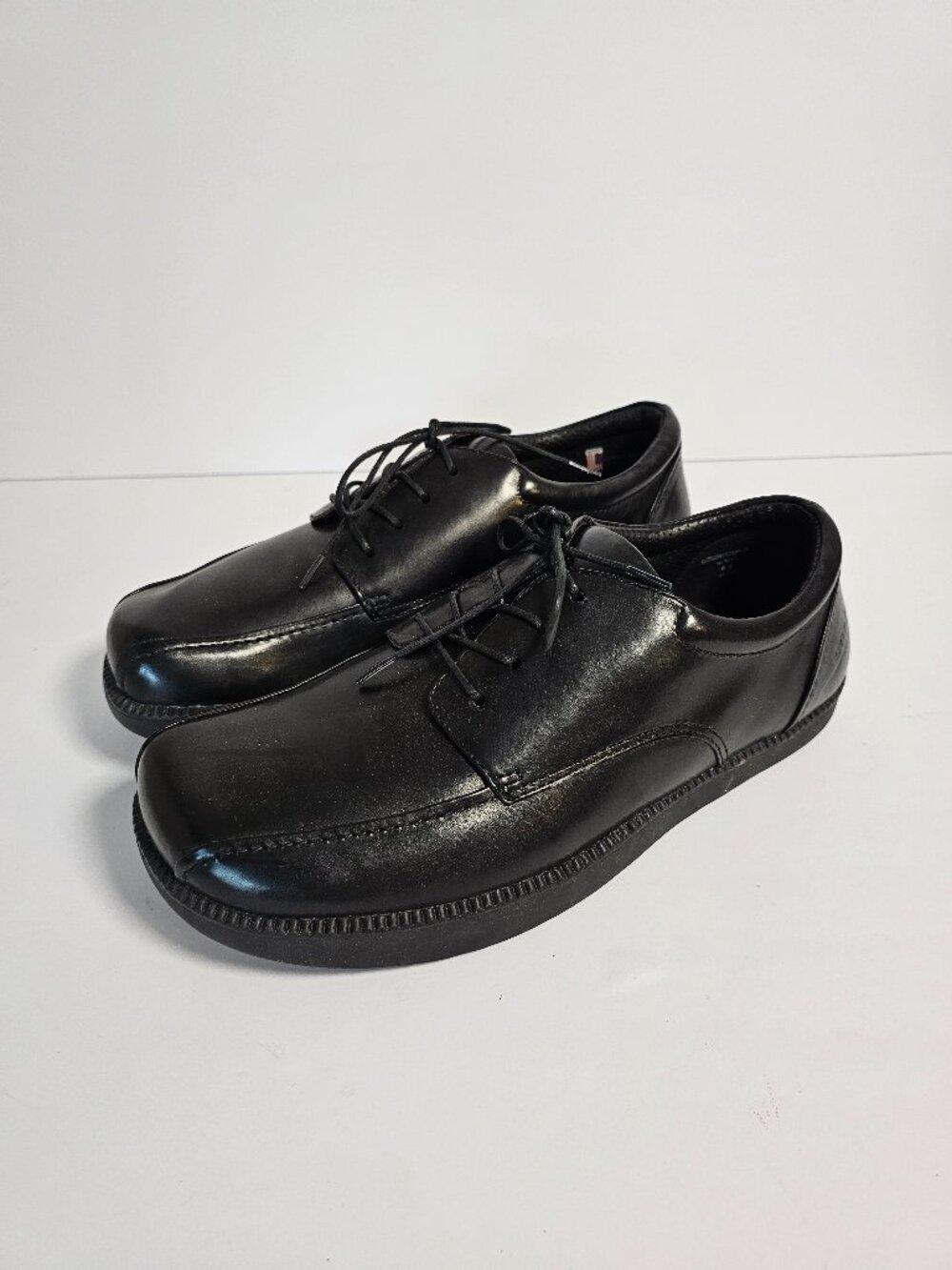 Earth Downtown Shoes Black Leather Comfort Brogues Casual Womens 8.5